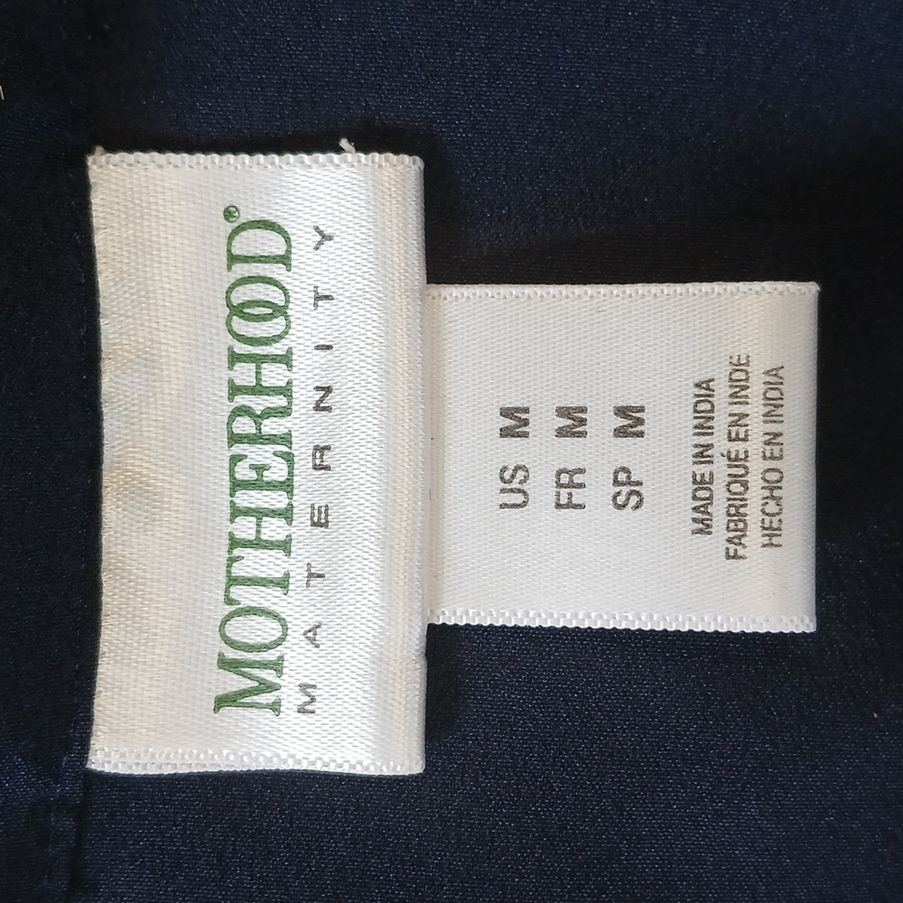 Motherhood Maternity Size M Navy Blue Tunic - Picture 2 of 10